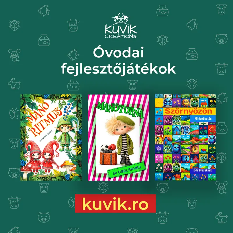 Kuvik Creations — Óvodai fejlesztőjátékok